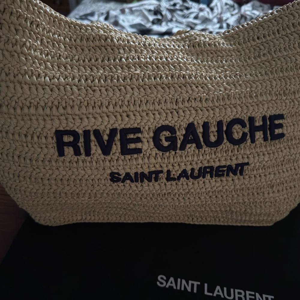 Saint Laurent Rive Gauche Tan Tote